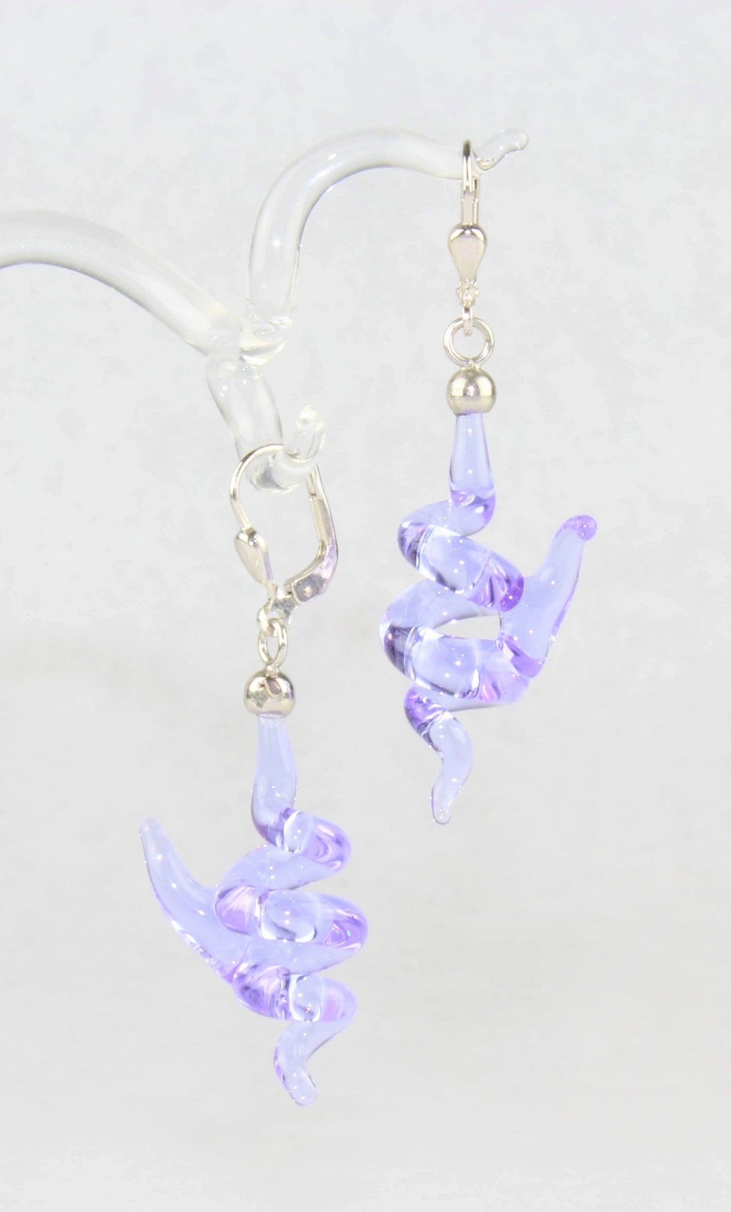 Boucles d'oreilles "Holly" colorées claires , argent 925/000 rhodié