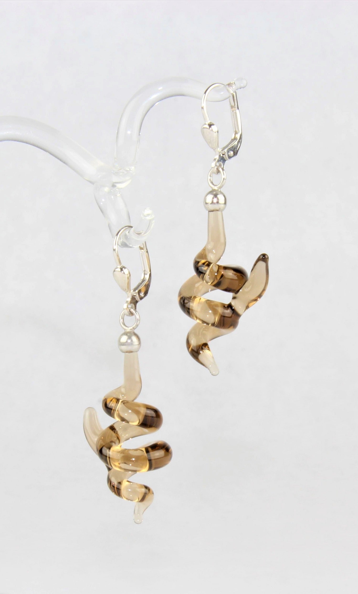 Boucles d'oreilles "Holly" colorées claires , argent 925/000 rhodié