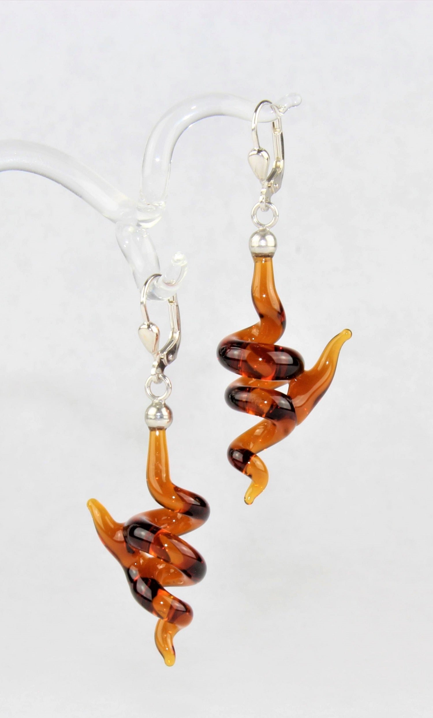 Boucles d'oreilles "Holly" colorées claires , argent 925/000 rhodié
