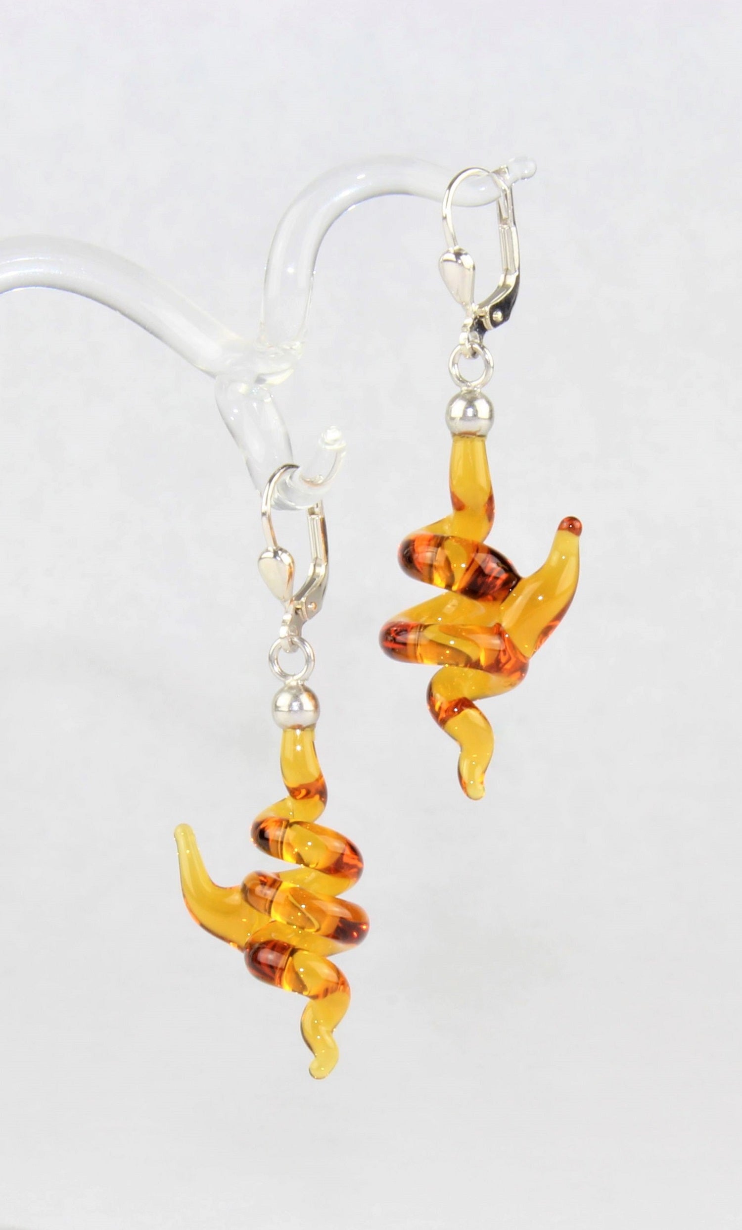 Boucles d'oreilles "Holly" colorées claires , argent 925/000 rhodié