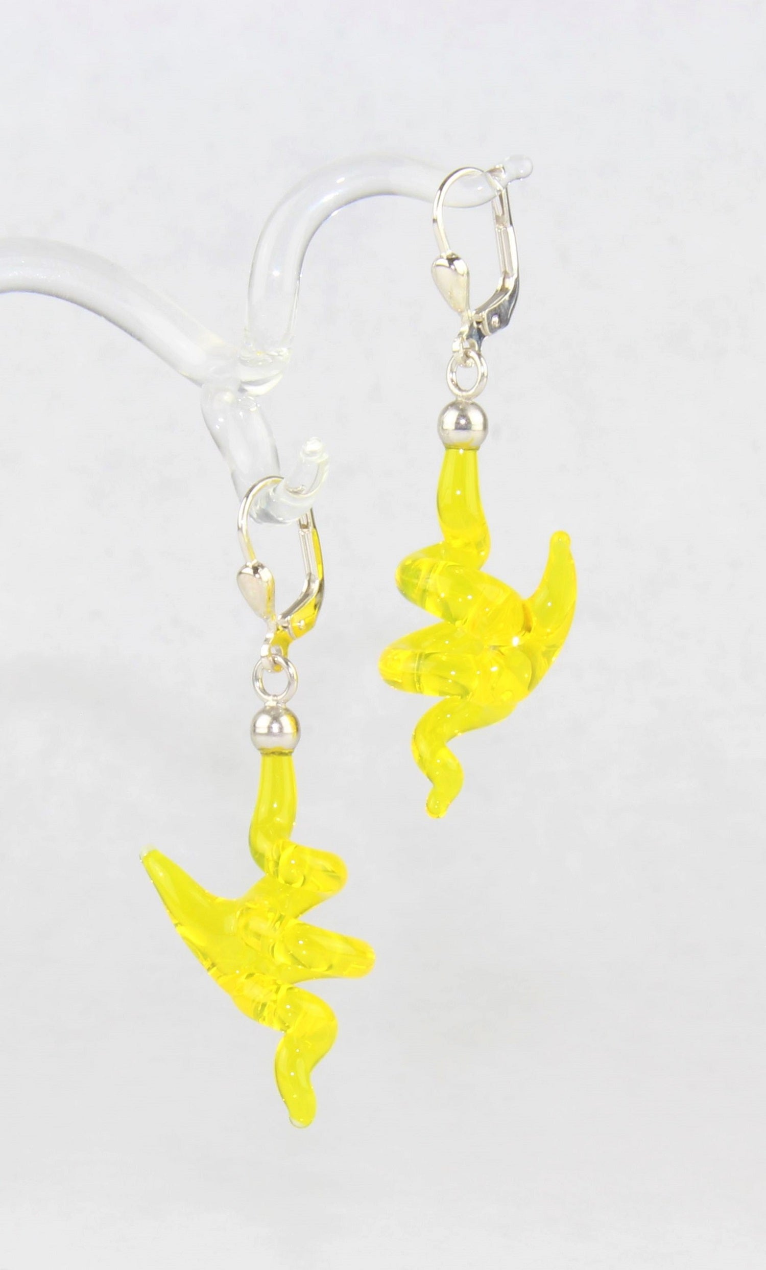 Boucles d'oreilles "Holly" colorées claires , argent 925/000 rhodié