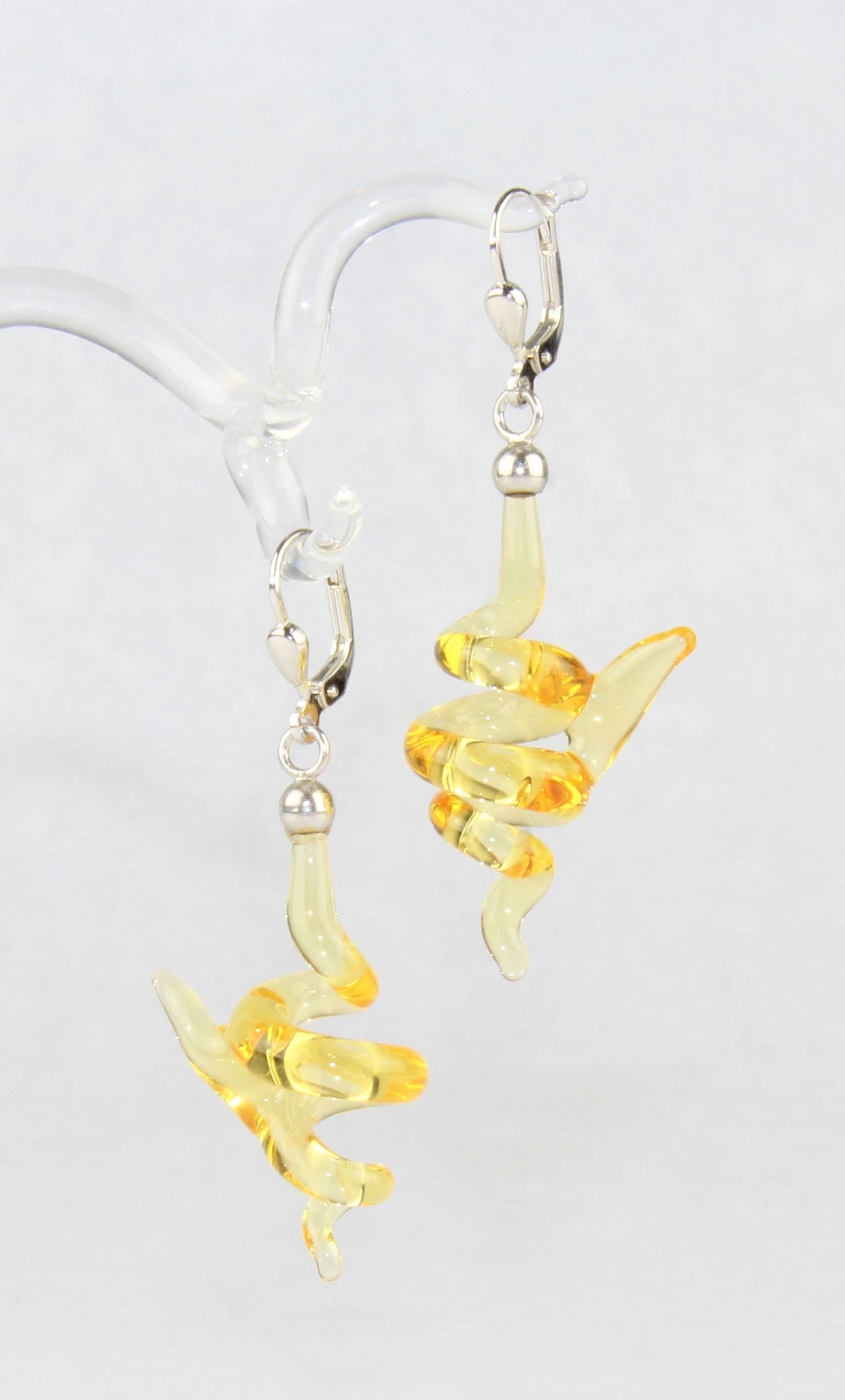 Boucles d'oreilles "Holly" colorées claires , argent 925/000 rhodié