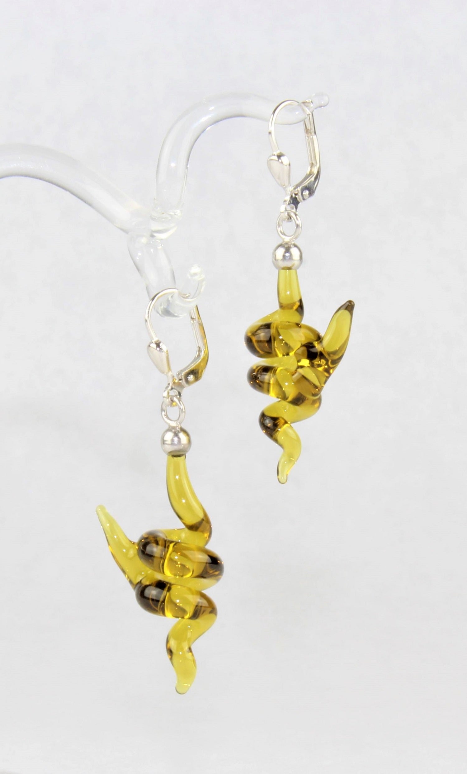 Boucles d'oreilles "Holly" colorées claires , argent 925/000 rhodié
