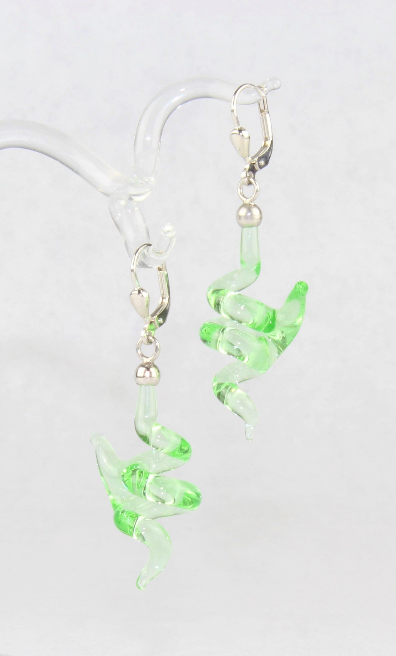 Boucles d'oreilles "Holly" colorées claires , argent 925/000 rhodié
