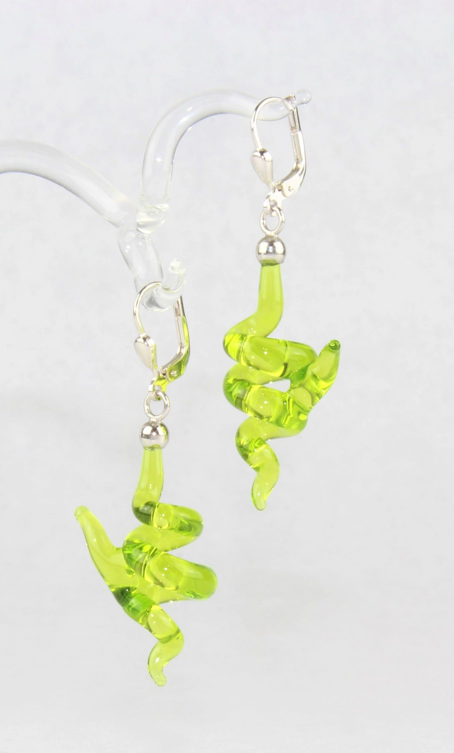 Boucles d'oreilles "Holly" colorées claires , argent 925/000 rhodié
