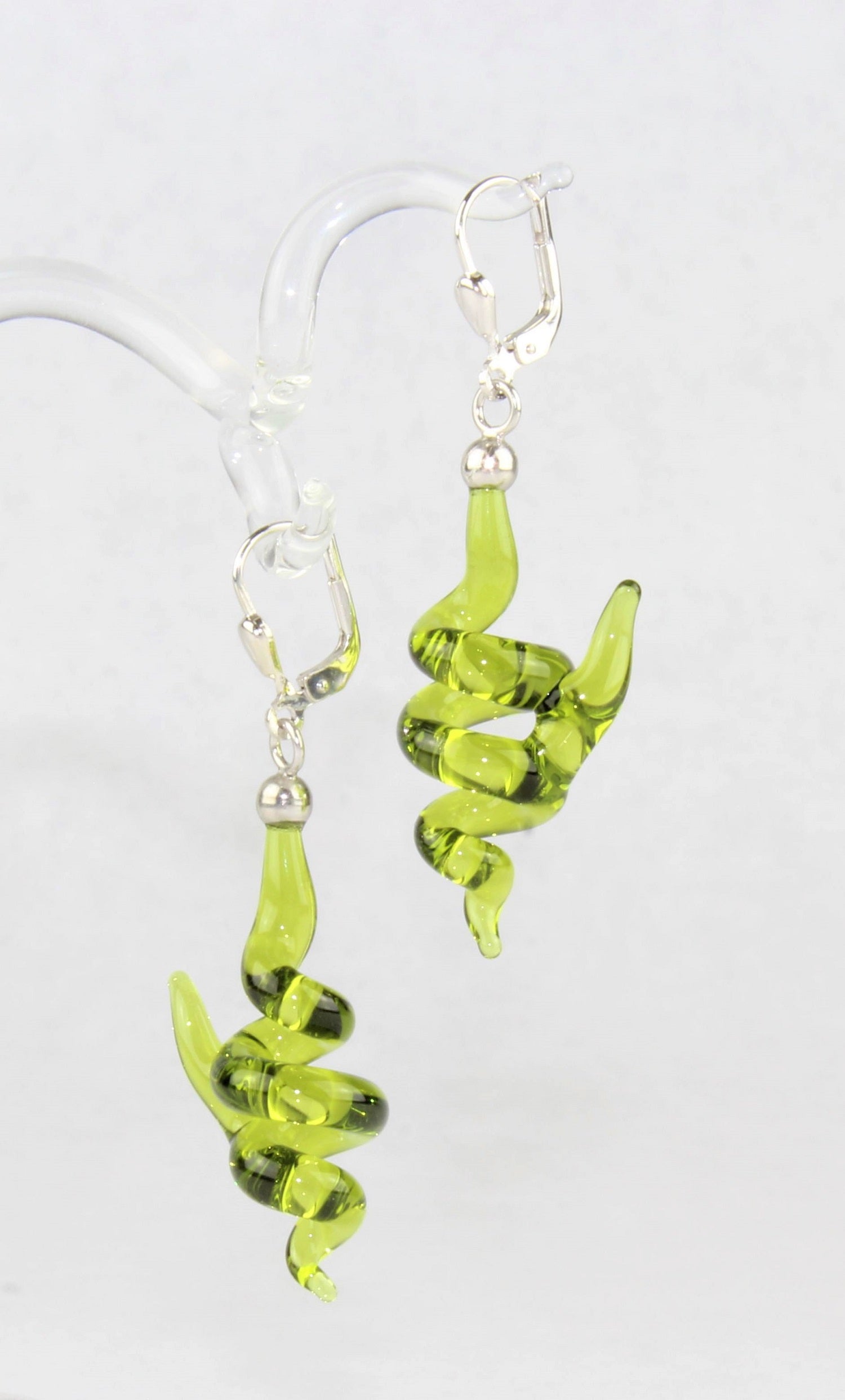 Boucles d'oreilles "Holly" colorées claires , argent 925/000 rhodié