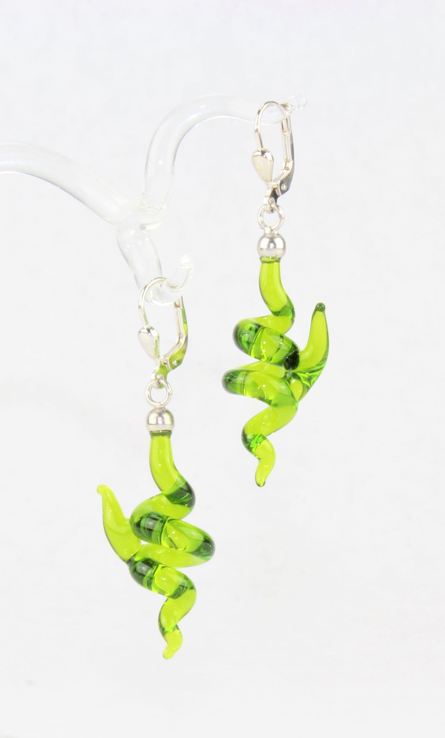 Boucles d'oreilles "Holly" colorées claires , argent 925/000 rhodié