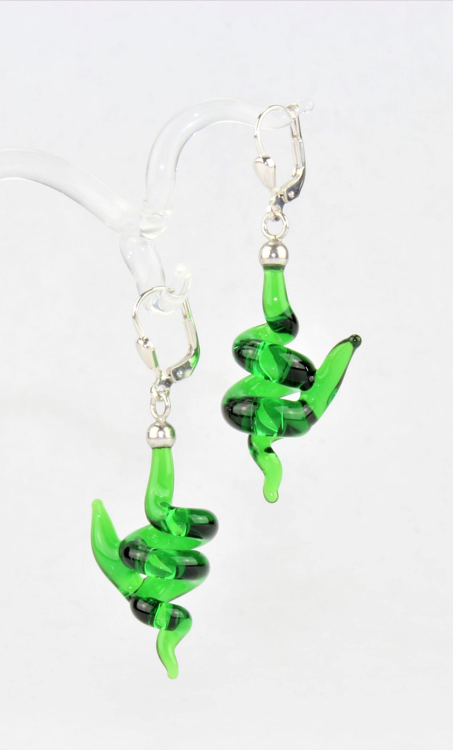 Boucles d'oreilles "Holly" colorées claires , argent 925/000 rhodié
