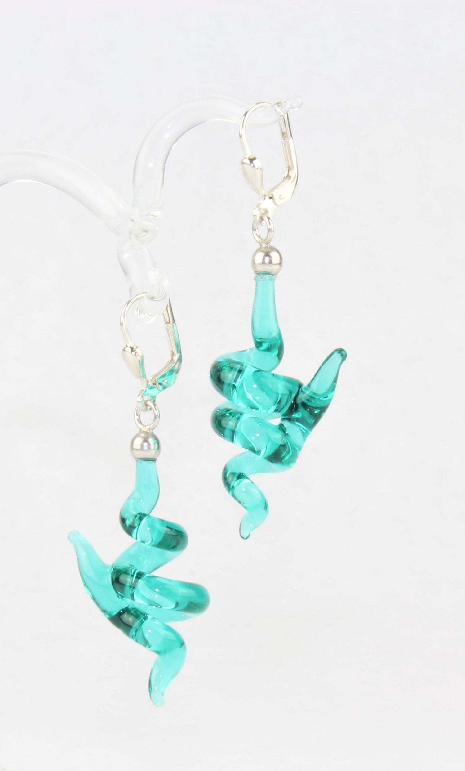 Boucles d'oreilles "Holly" colorées claires , argent 925/000 rhodié