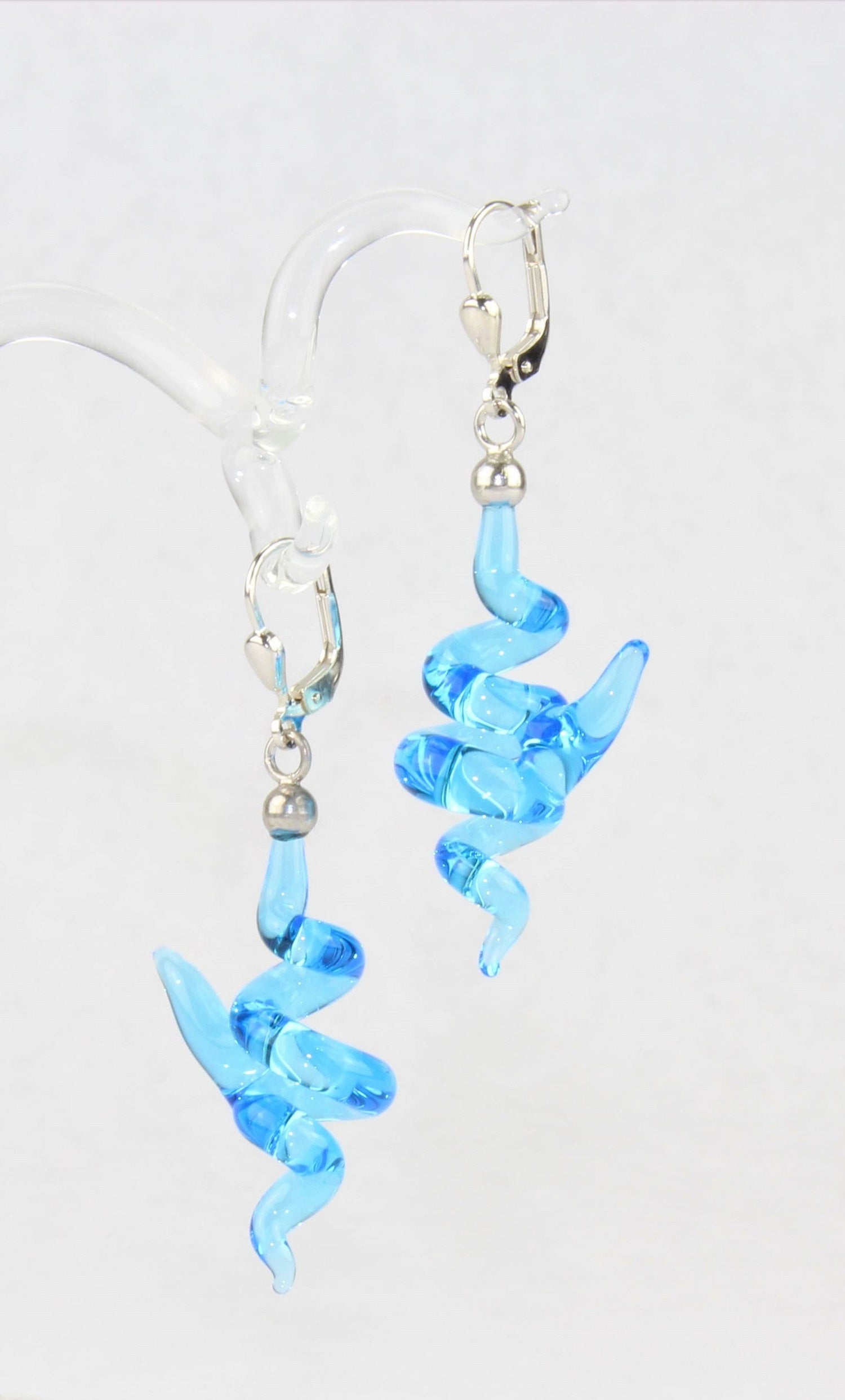 Boucles d'oreilles "Holly" colorées claires , argent 925/000 rhodié