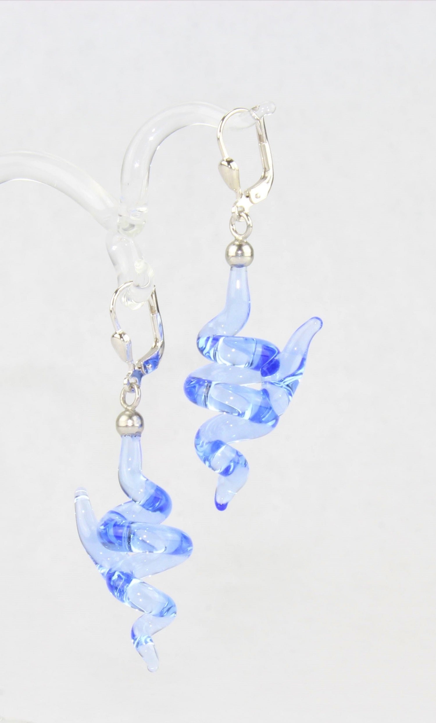 Boucles d'oreilles "Holly" colorées claires , argent 925/000 rhodié