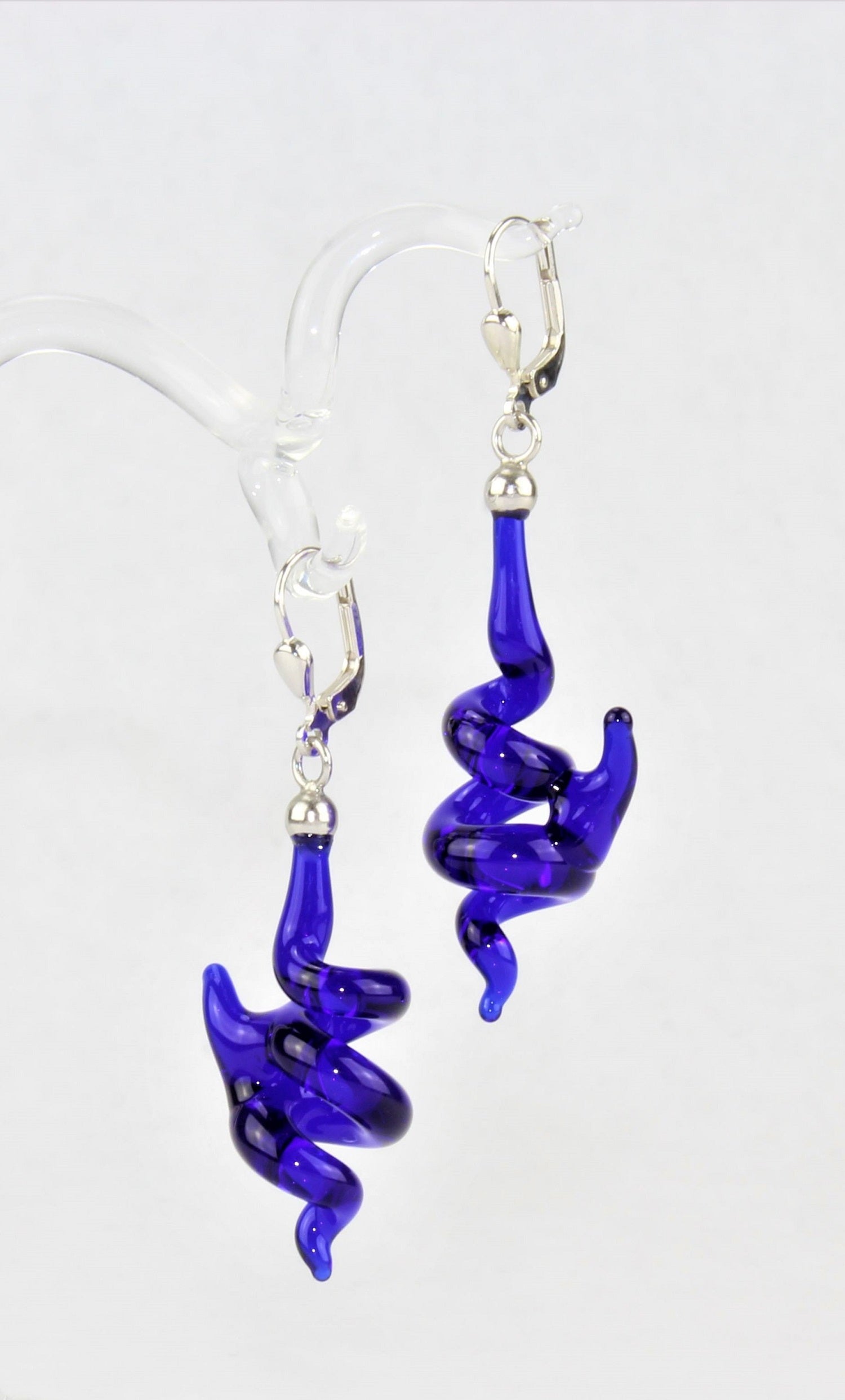 Boucles d'oreilles "Holly" colorées claires , argent 925/000 rhodié