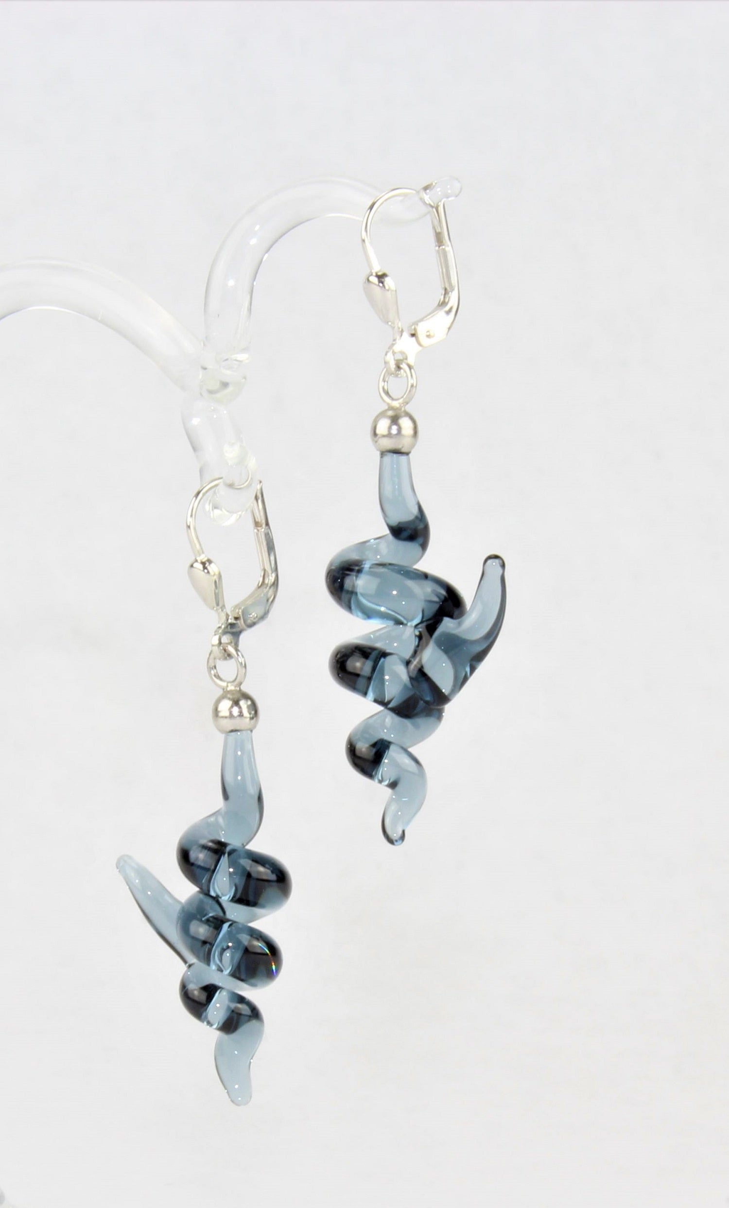 Boucles d'oreilles "Holly" colorées claires , argent 925/000 rhodié