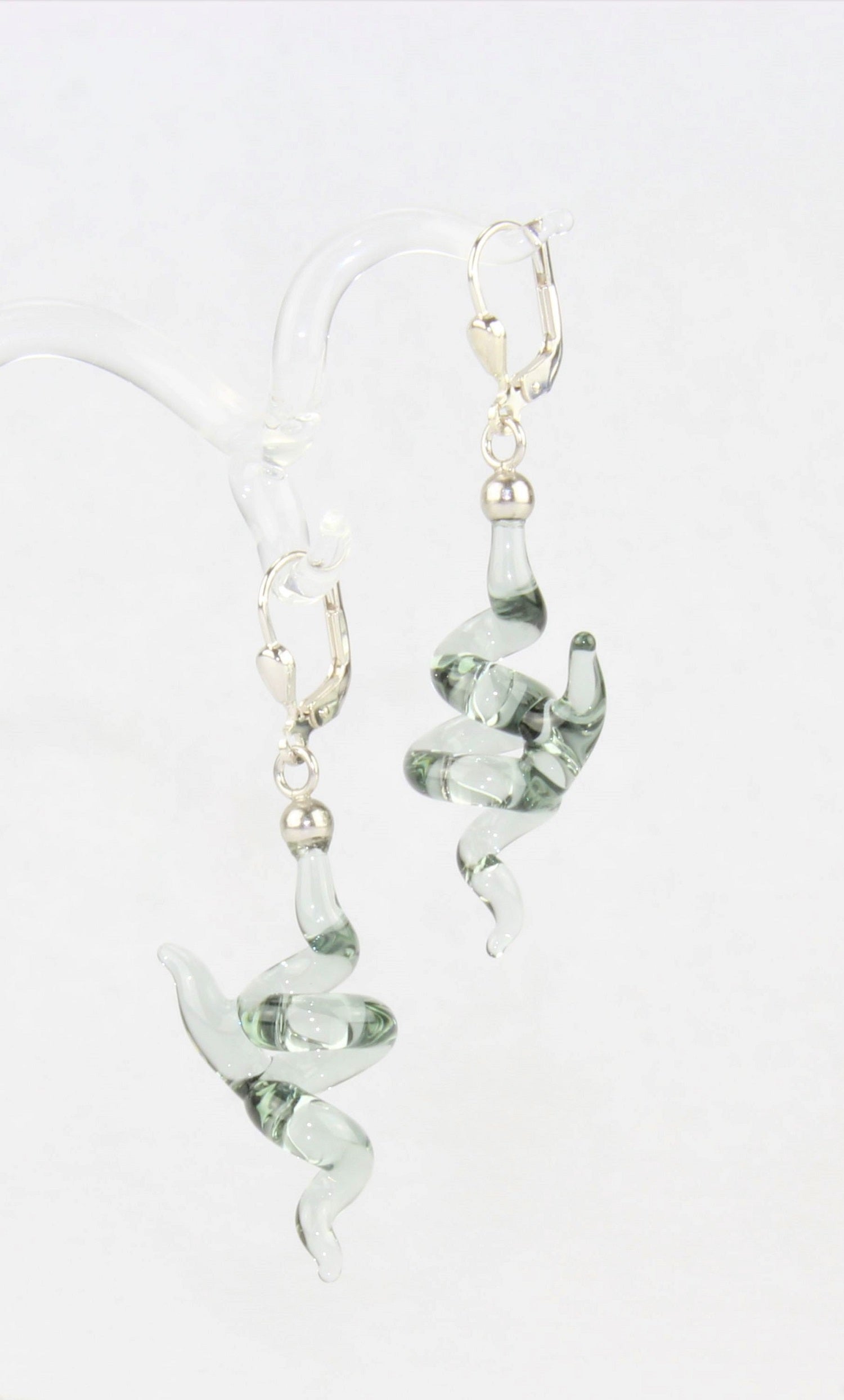 Boucles d'oreilles "Holly" colorées claires , argent 925/000 rhodié