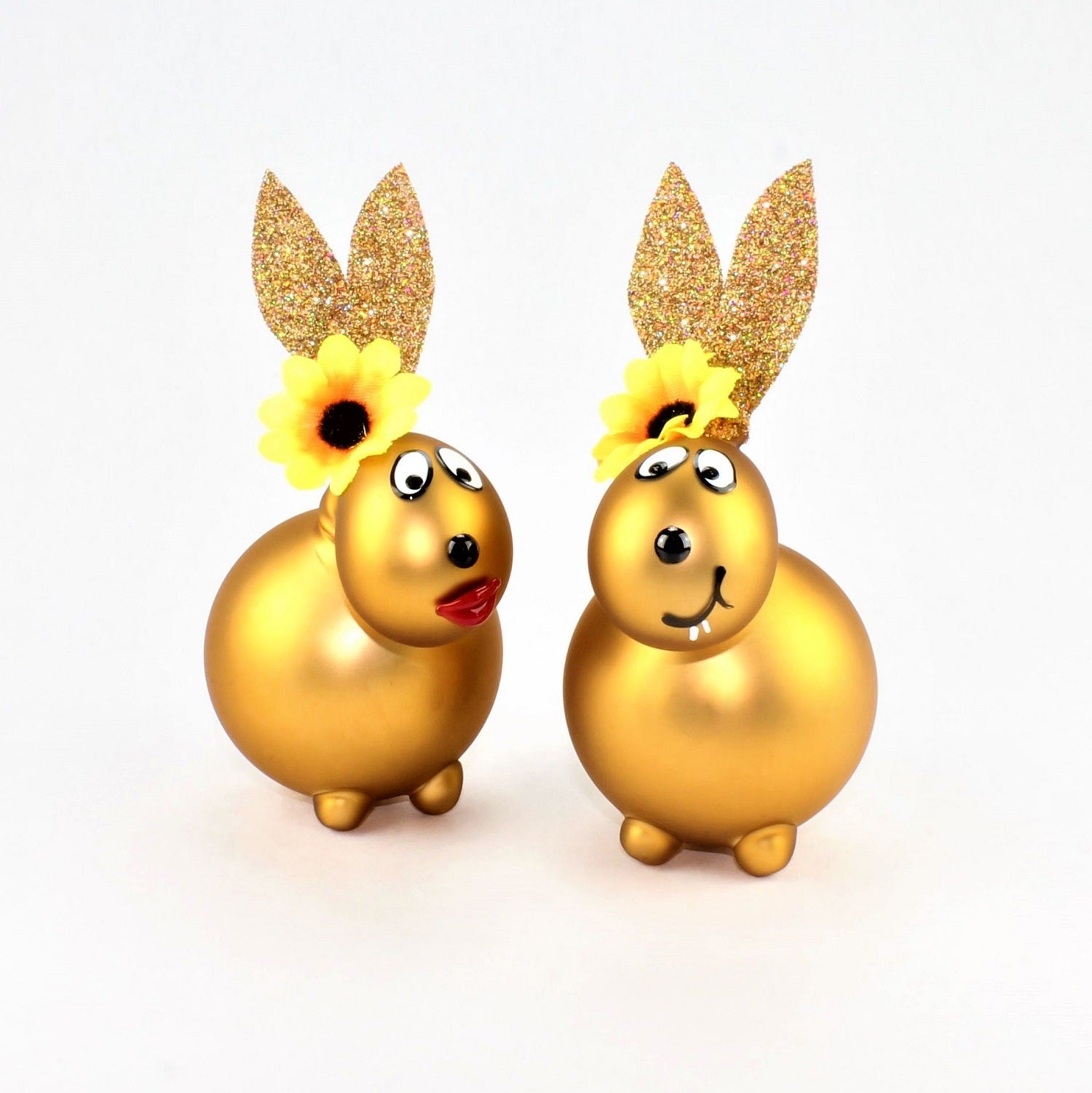 Bunny brons mat, met decoratie, mat, borosilicaatglas 3,3 Duran