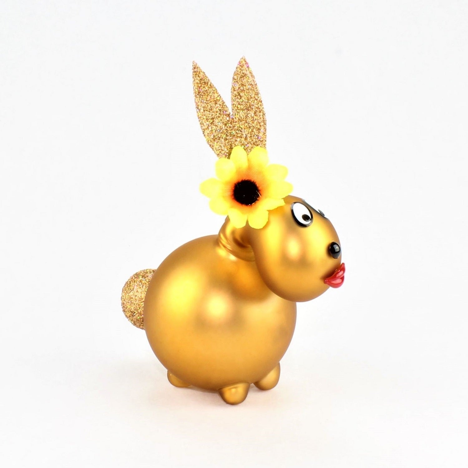 Bunny brons mat, met decoratie, mat, borosilicaatglas 3,3 Duran