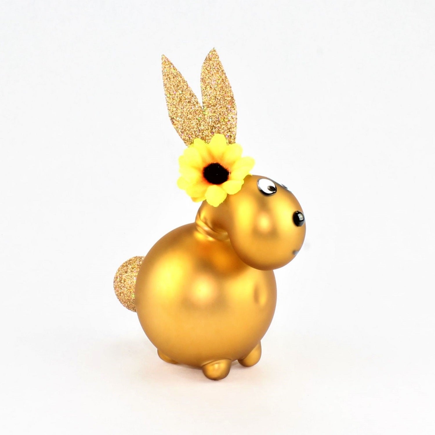 Bunny brons mat, met decoratie, mat, borosilicaatglas 3,3 Duran