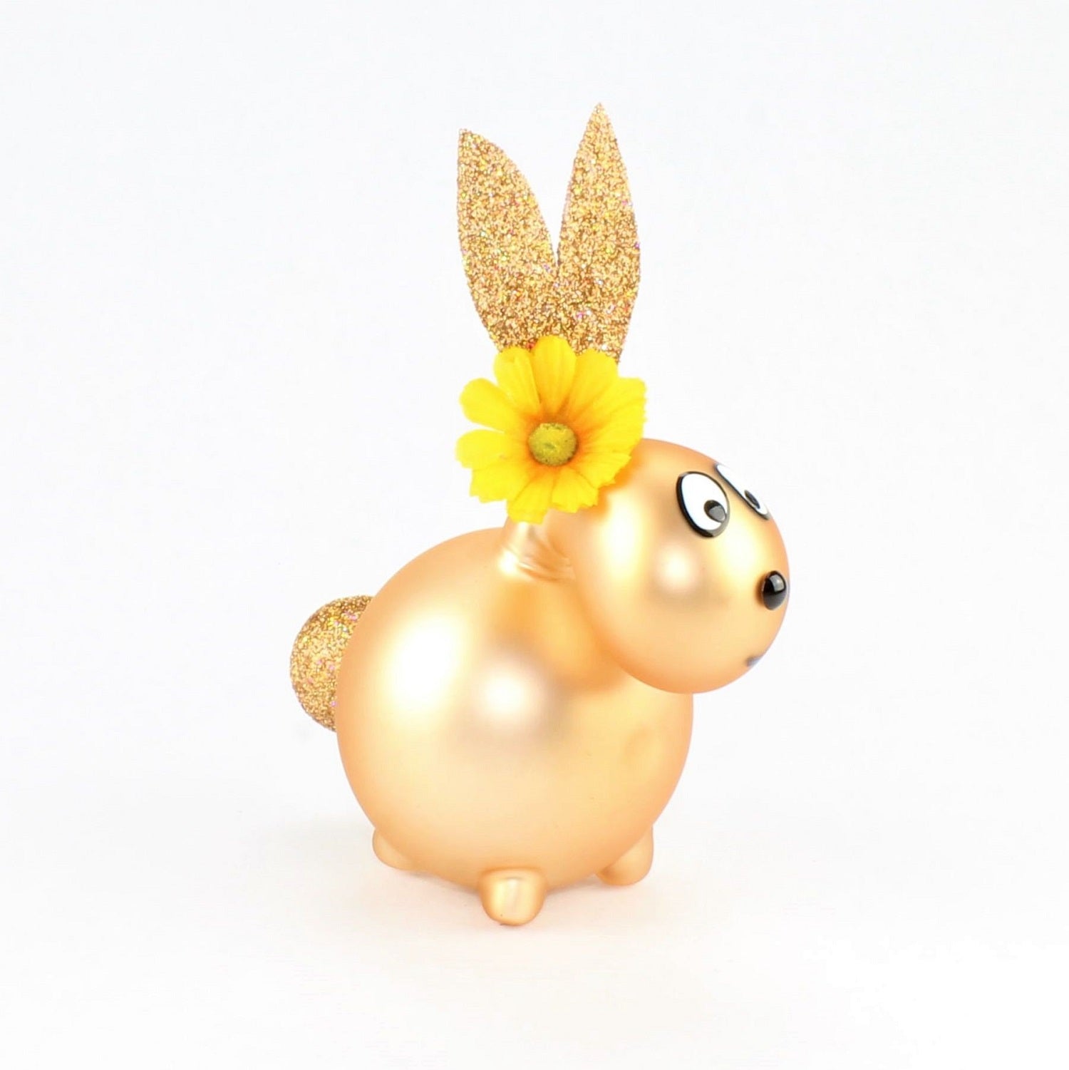 Mat roségoud konijn, met decoratie, mat, borosilicaatglas 3,3 Duran