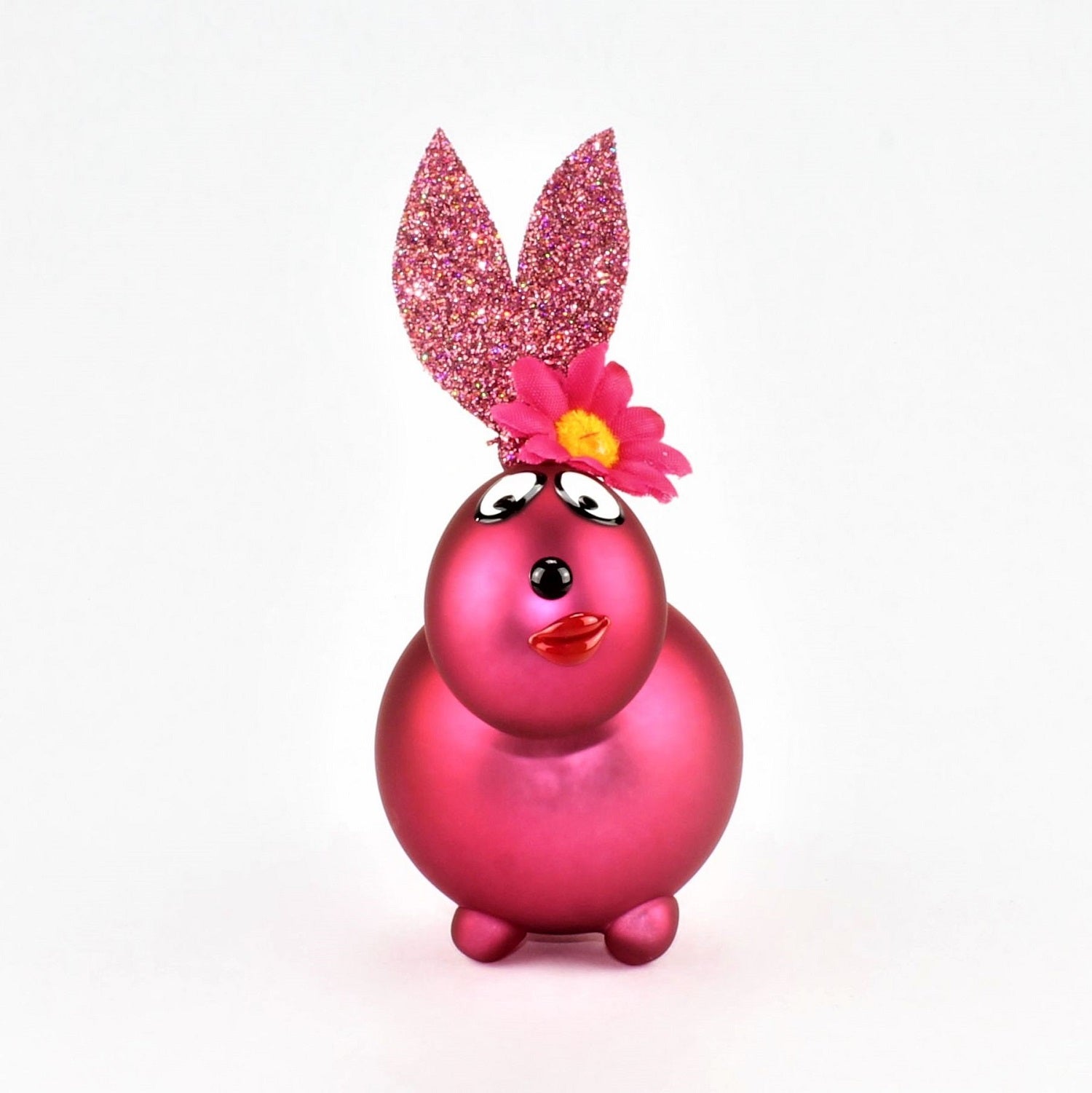 Lapin Baie mat avec et sans bouche à baiser, avec décoration, verre borosilicaté 3.3 Duran