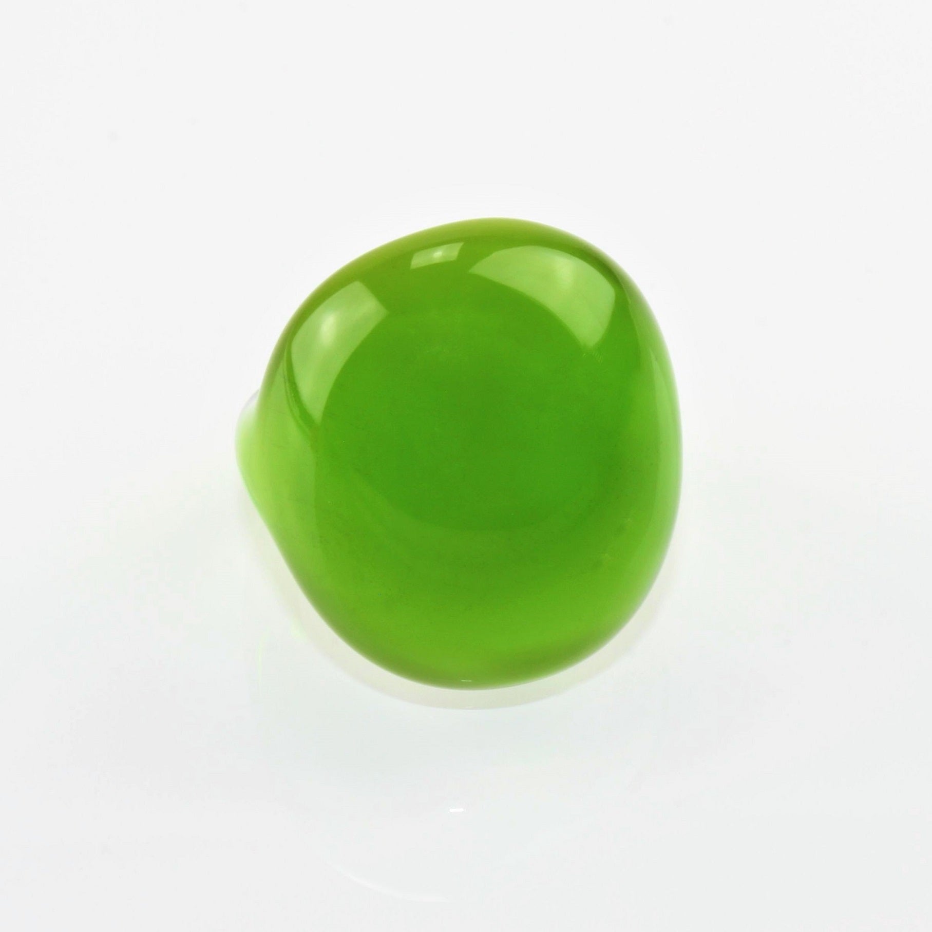 Ring "Madame" Farbe: Limette , Material: Borosilikatglas, Deckel Größe 32 mm