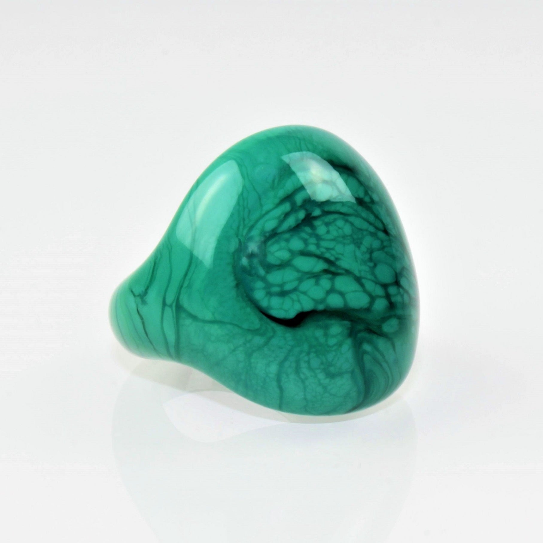 Bague "Madame" turquoise opaque
