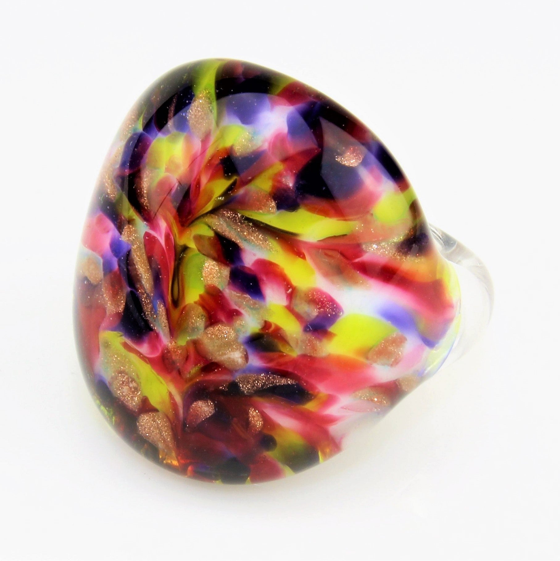 Anello "Madame", colorato e marmorizzato