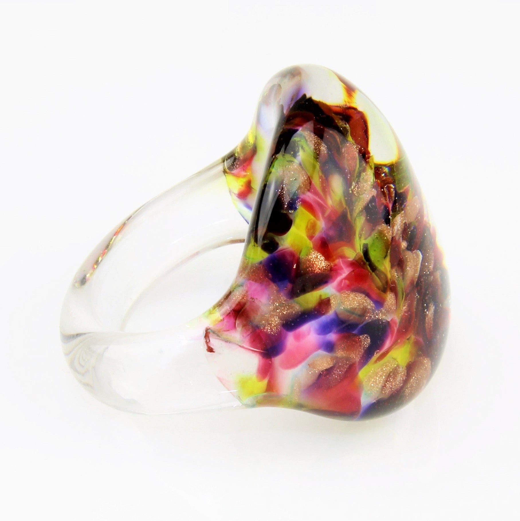Anello "Madame", colorato e marmorizzato