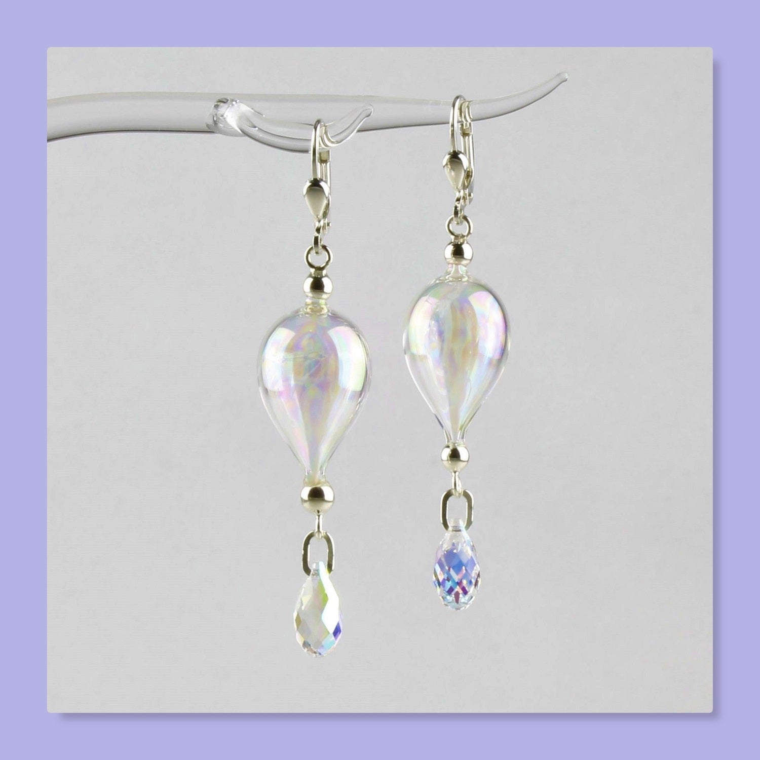 Boucles d'oreilles "cristal