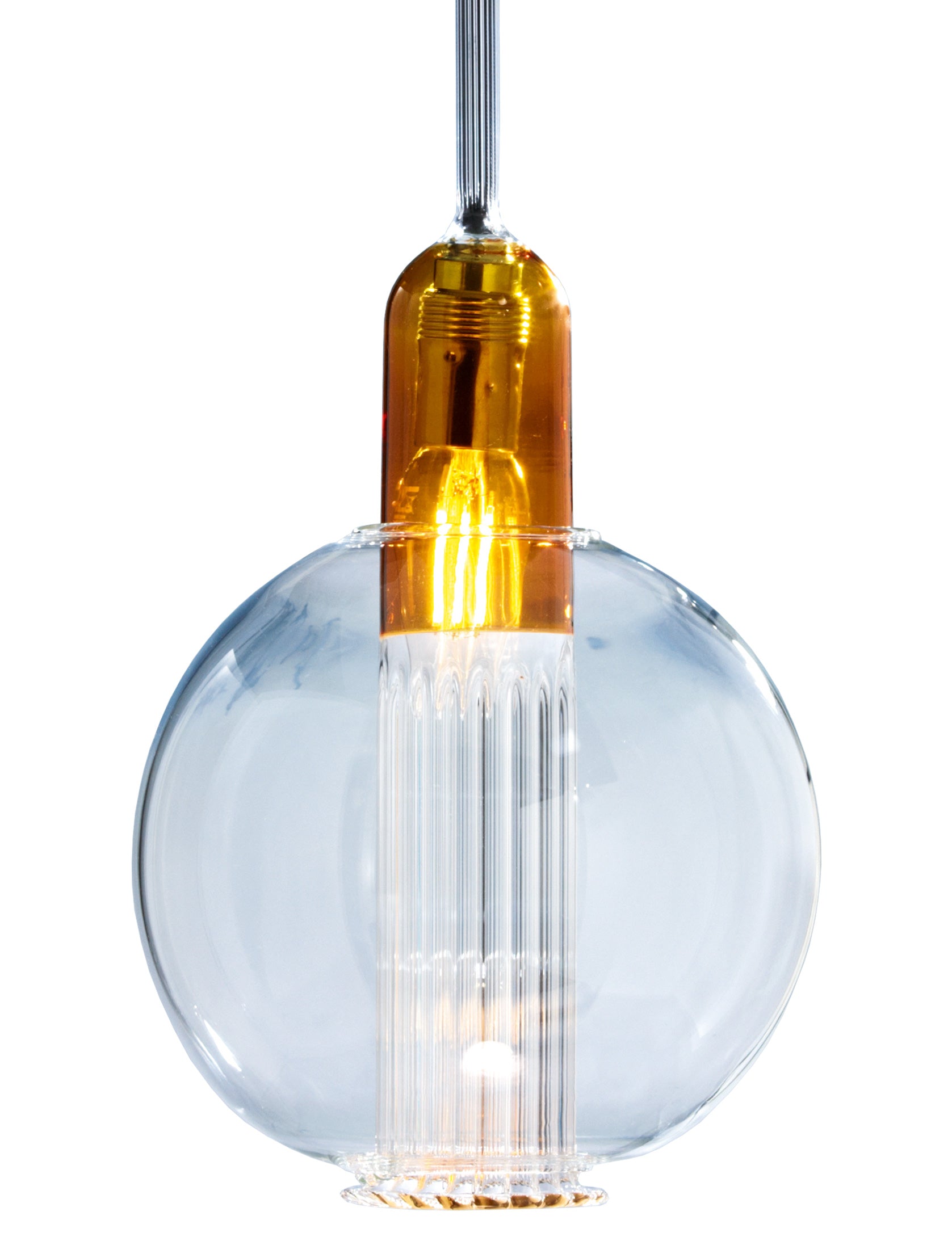 Lampe Balle or/haut