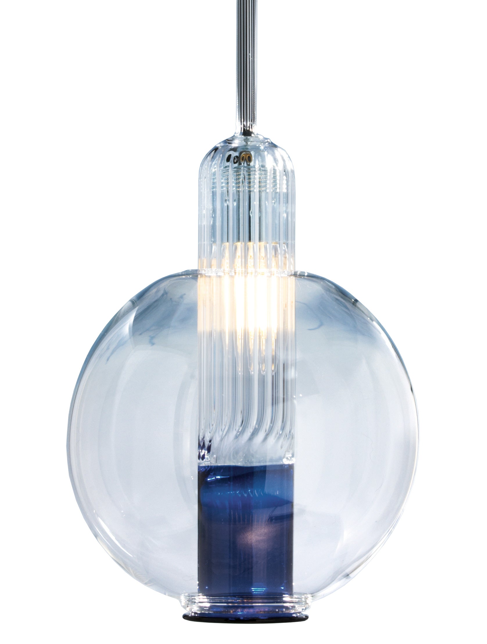 Lampada a sfera cobalto/fondo