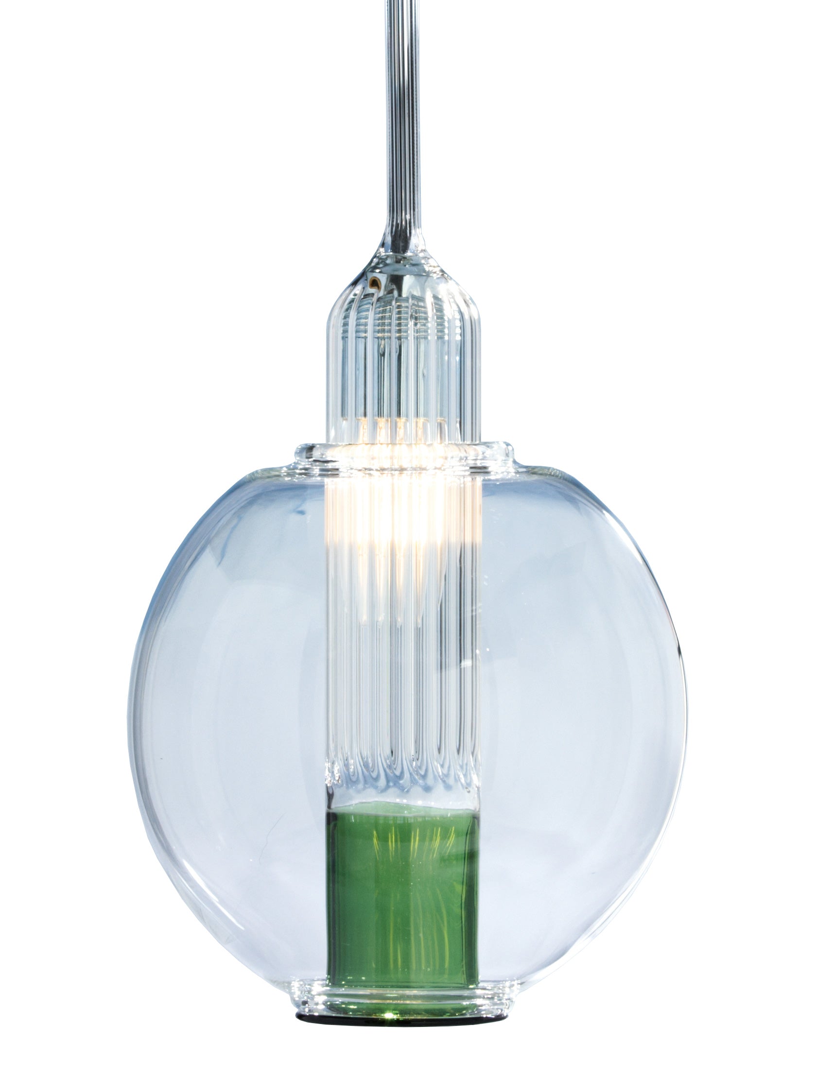 Lamp bal donkergroen/onderkant