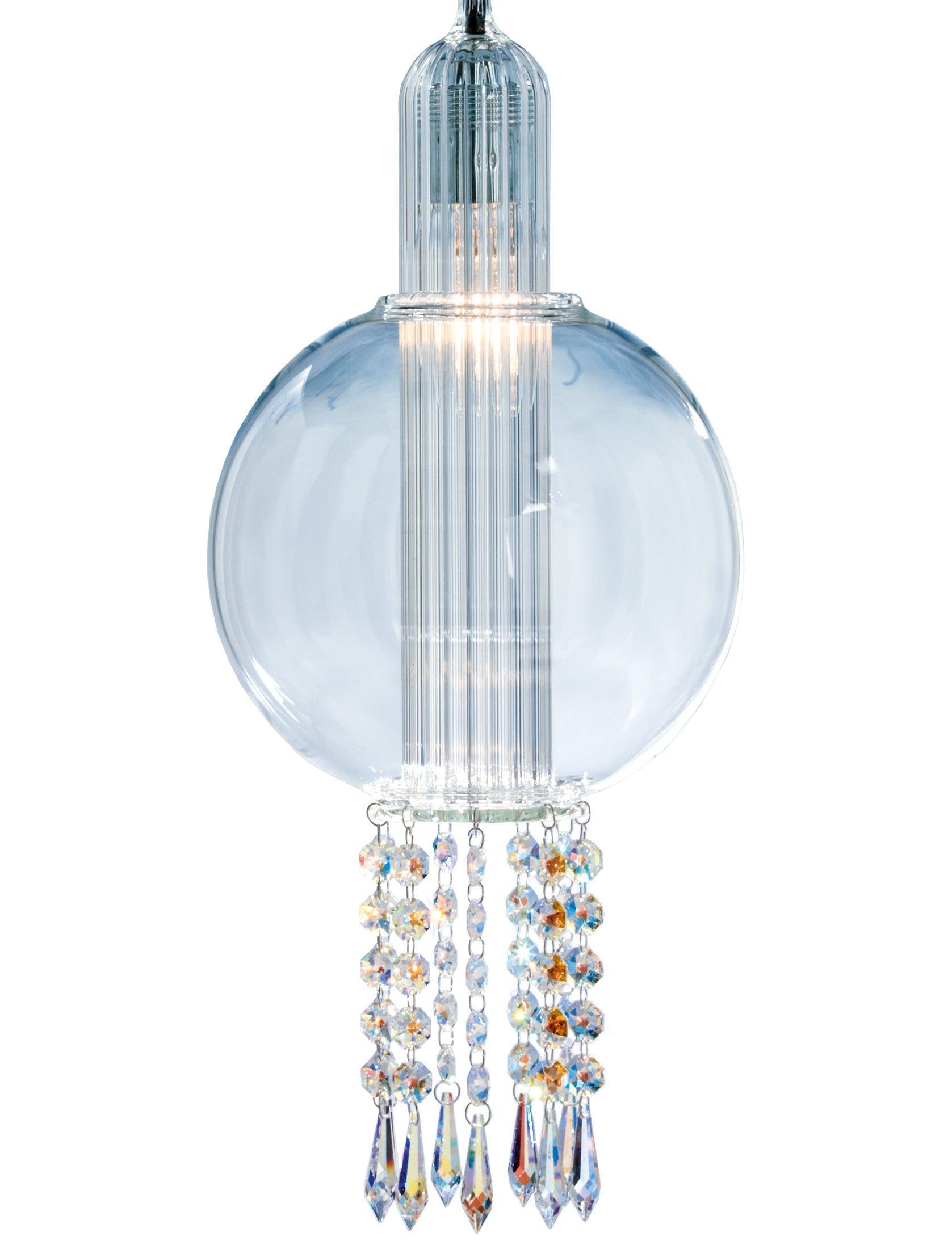 Lampadario a sfera, cristallo