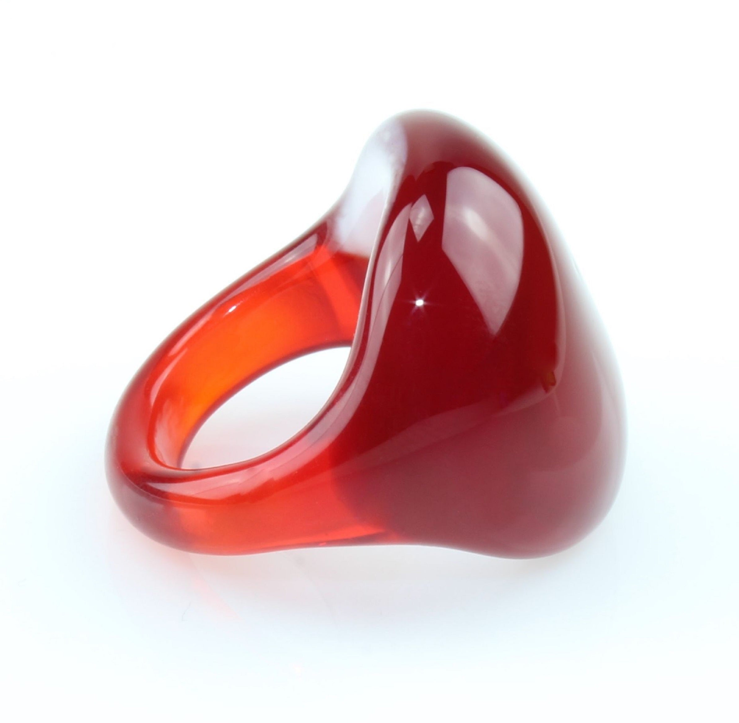 Ring "Madame" Blood Red