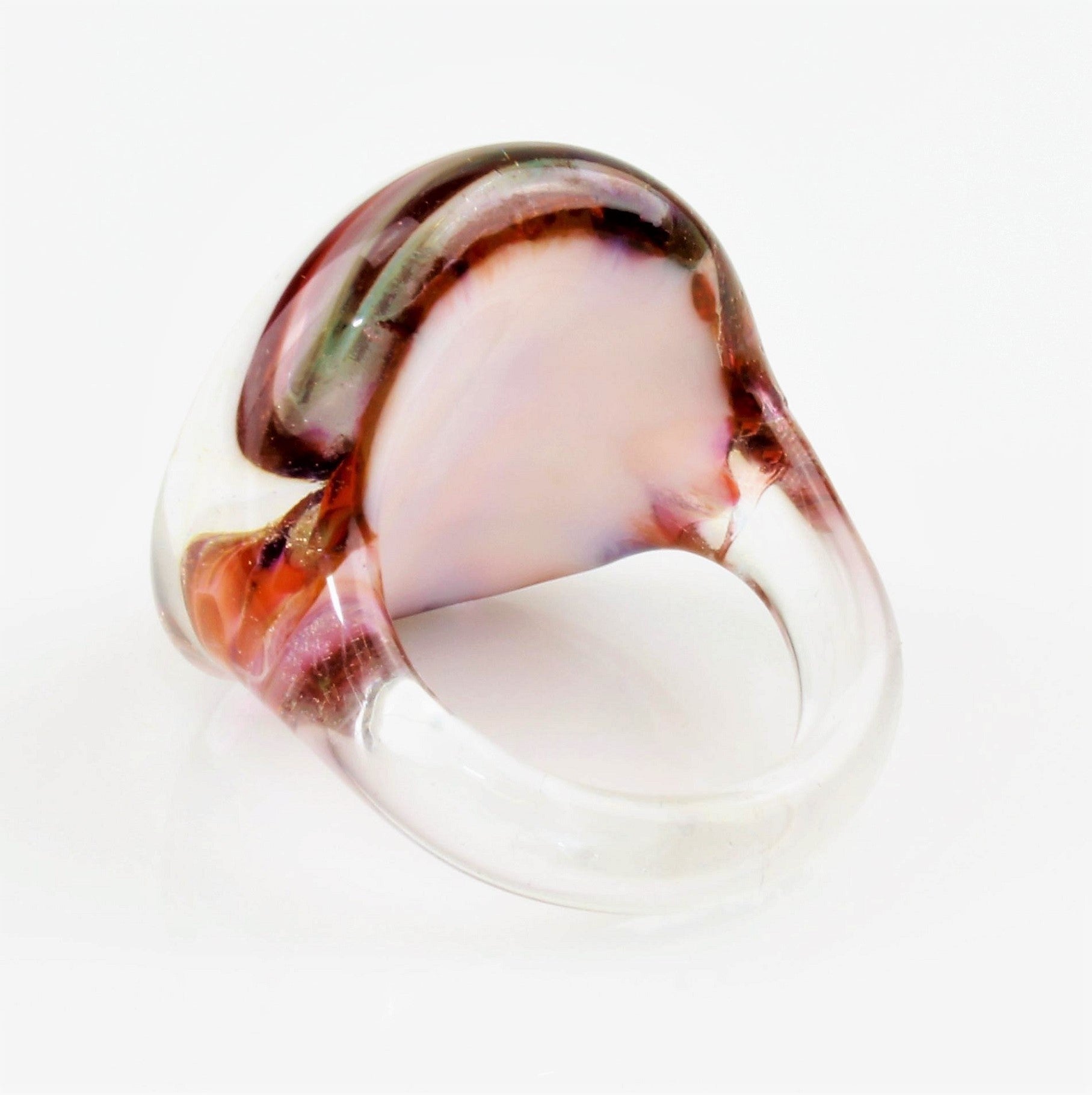 Ring "Madame" Kamelie marmoriert