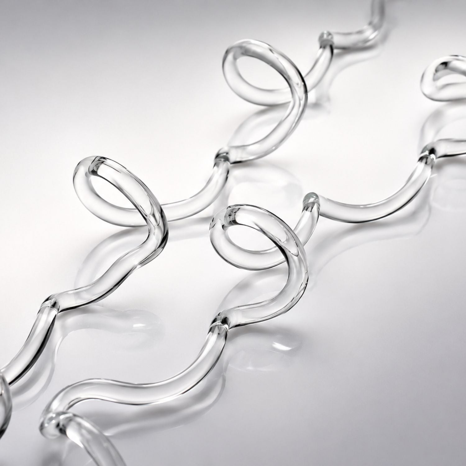 Glas Orchideenstab aus Borosilikatglas – handgefertigte Orchideenstütze | 30, 40 oder 50 cm
