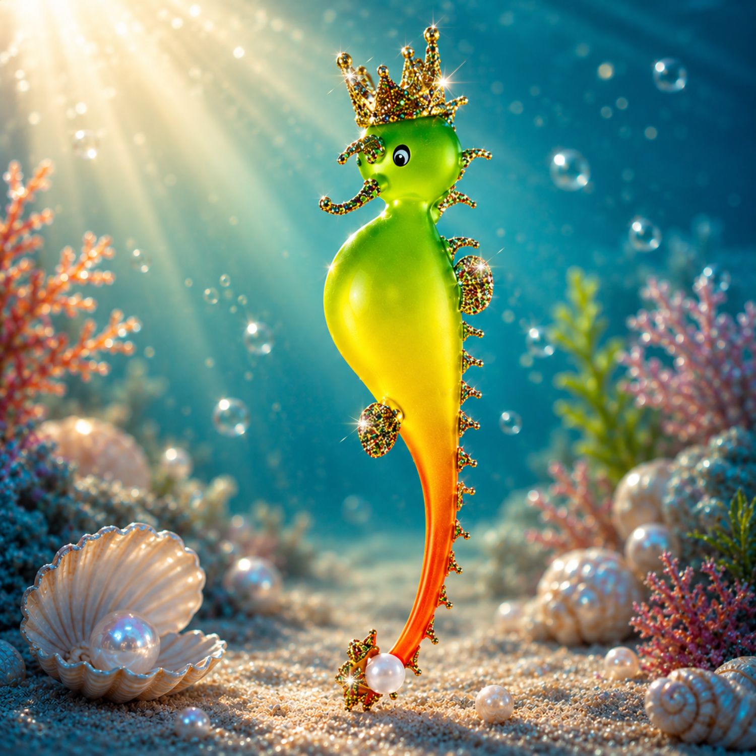 Seepferdchen Coral – die Korallenkönigin