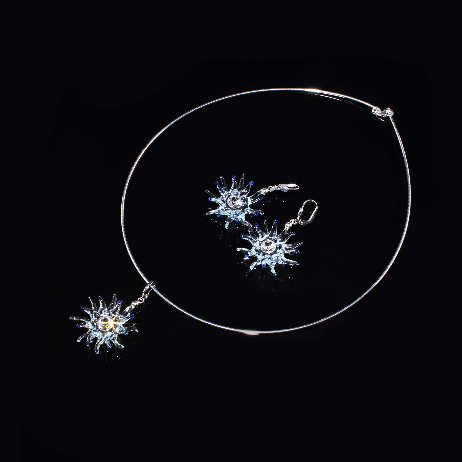 Ohrringe Seeanemone