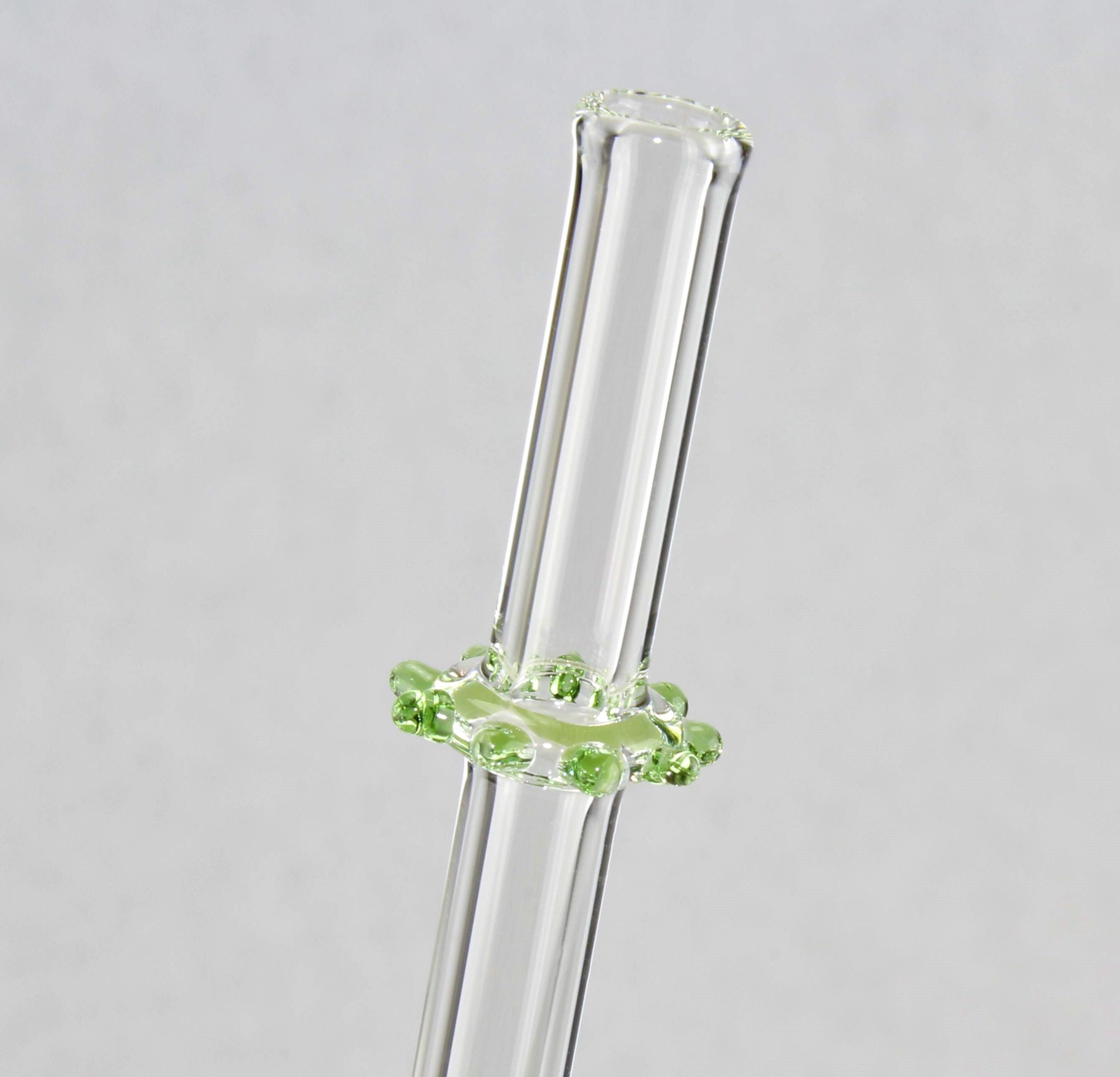 Trinkröhrchen aus Borosilikatglas 3.3, farbig, D 8 mm
