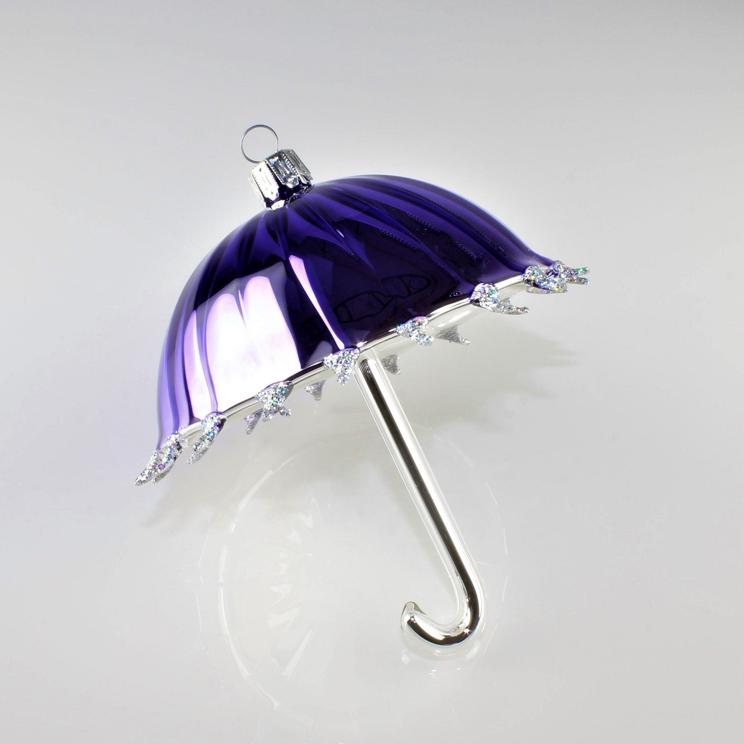 Schirm ,farbig klar, Durchmesser 11 und 9 cm
