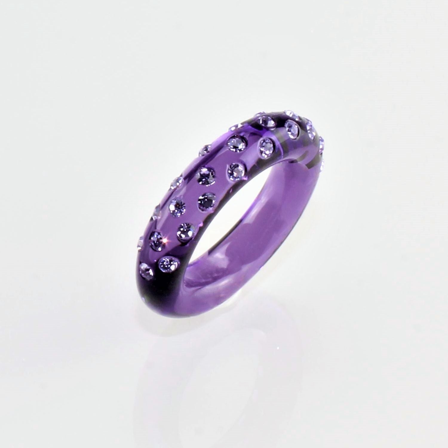 Ring " Brooklyn " violett blau