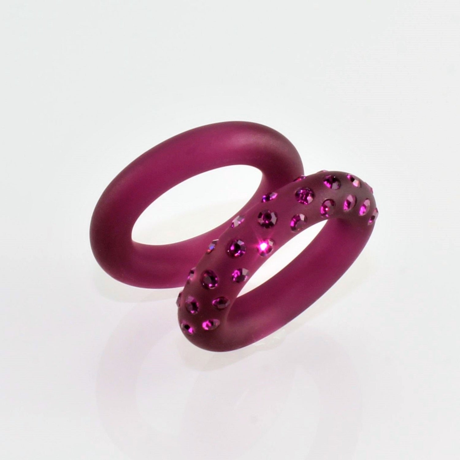 Ring " Brooklyn " Fuchsia