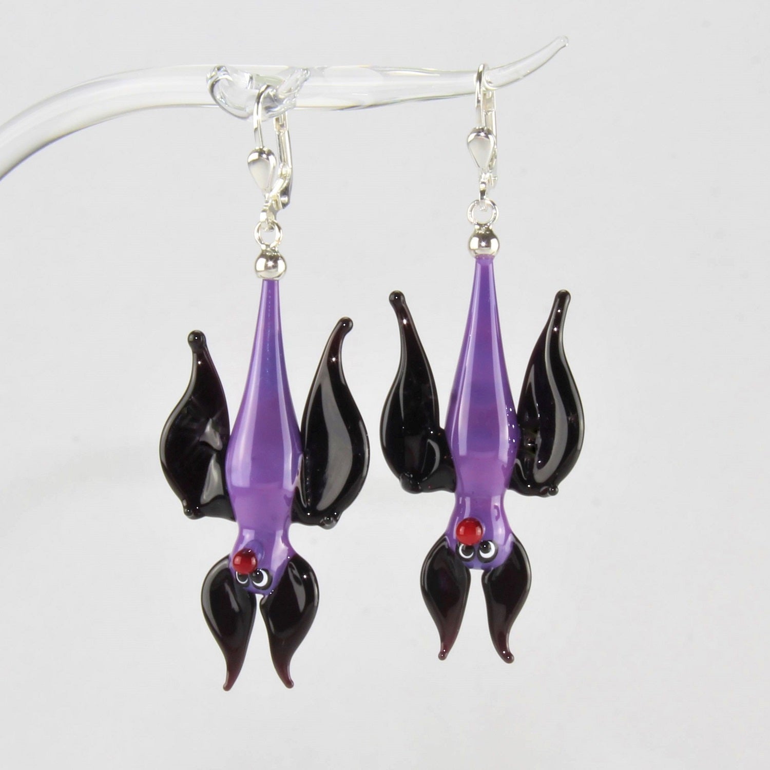 Ohrringe "Fledermaus" bunt
