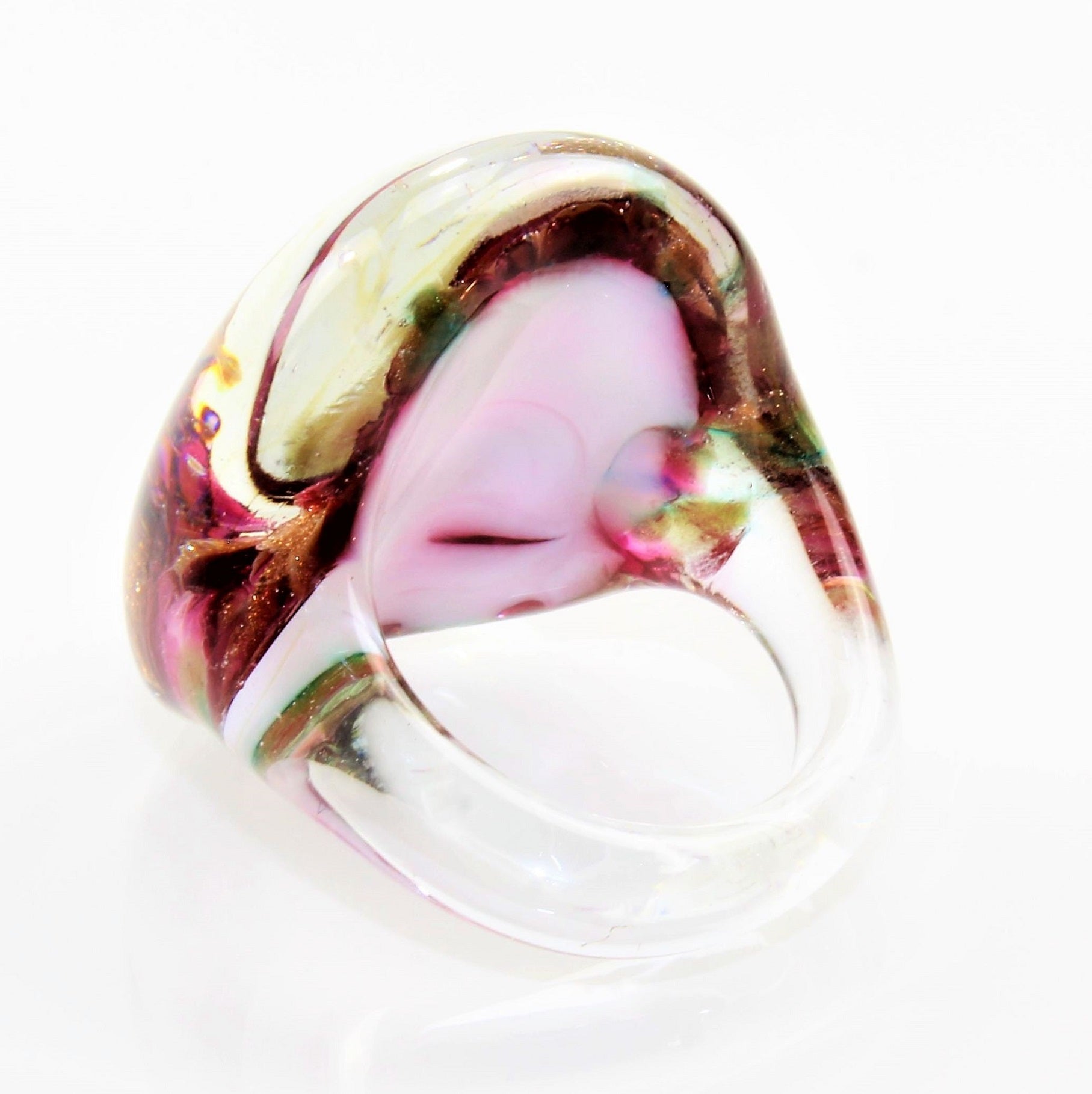 Ring "Madame" Purpur marmoriert