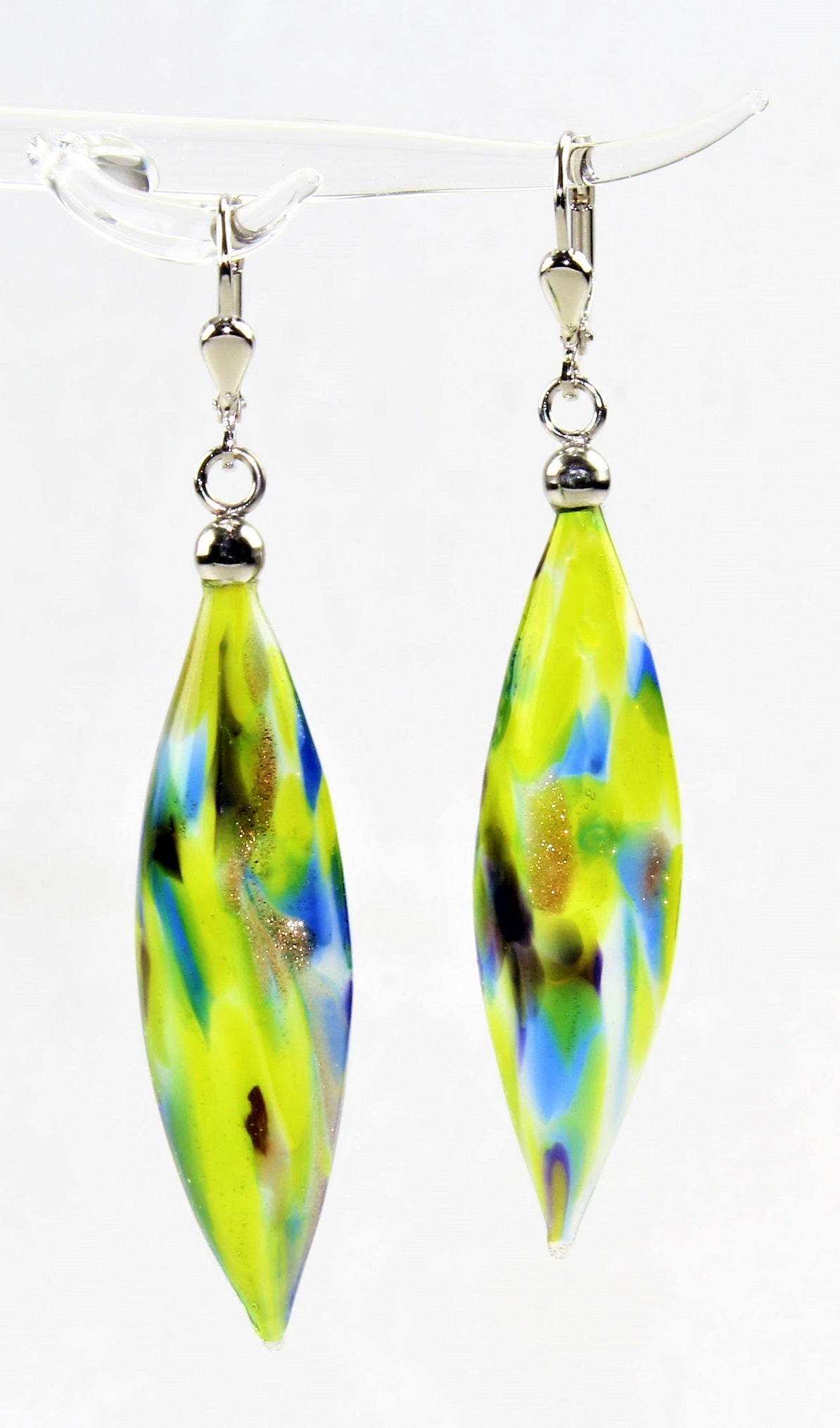 Ohrringe "Frieda"  multicolor marmoriert