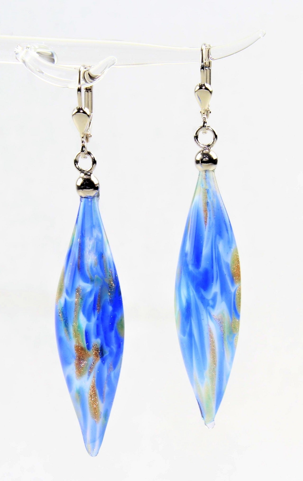 Ohrringe "Frieda"  multicolor marmoriert