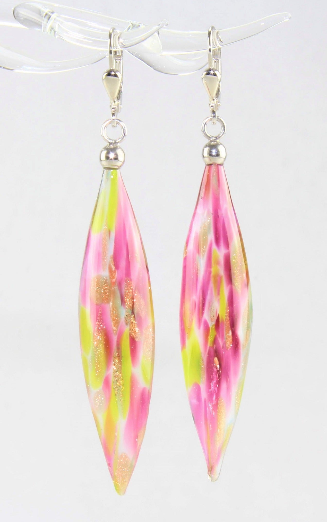 Ohrringe "Frieda"  multicolor marmoriert