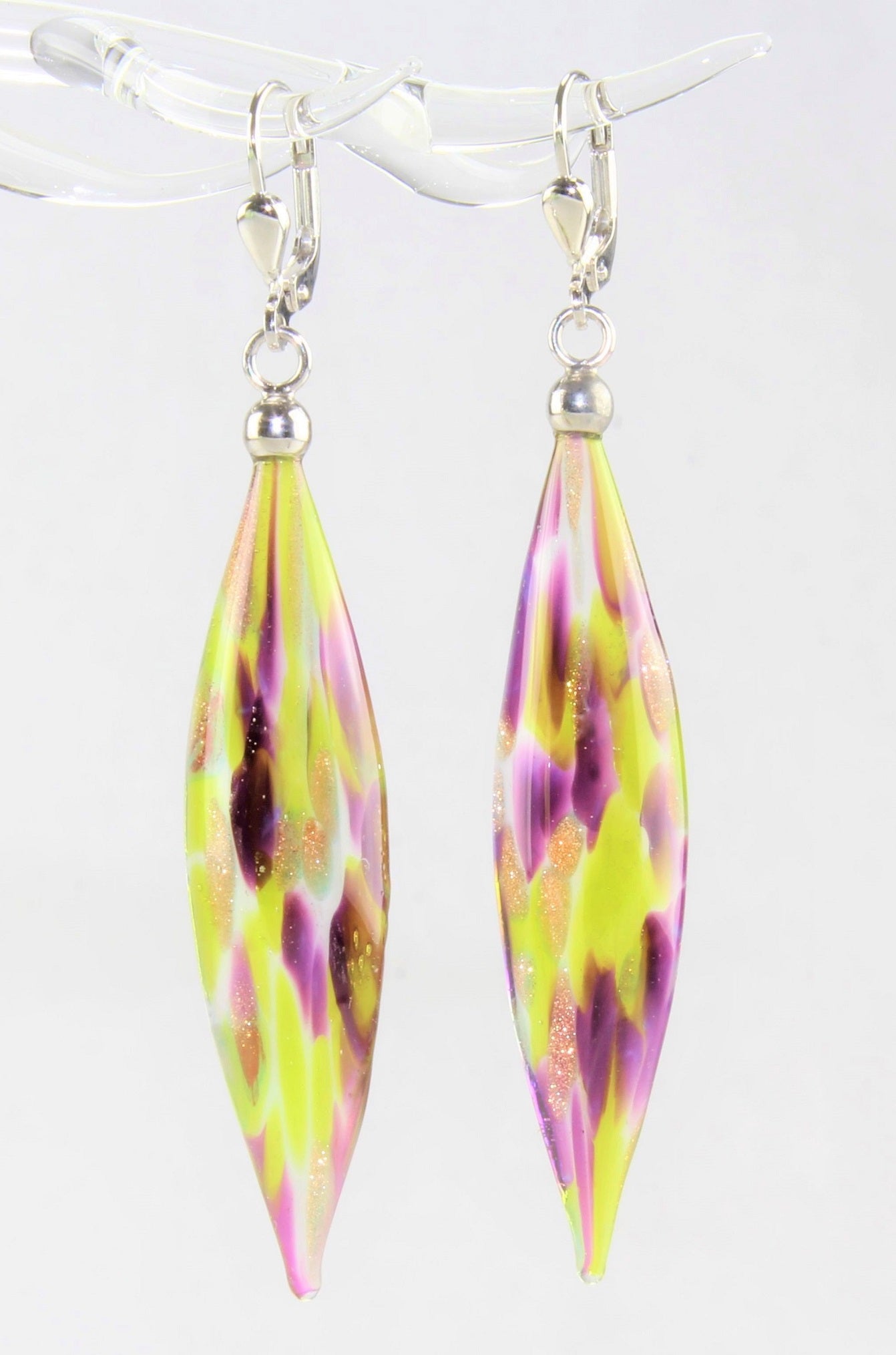 Ohrringe "Frieda"  multicolor marmoriert