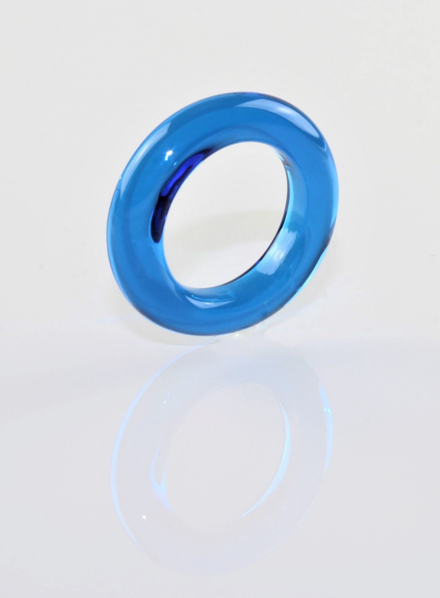 Ring "Loop" Borosilikatglas Montana klar