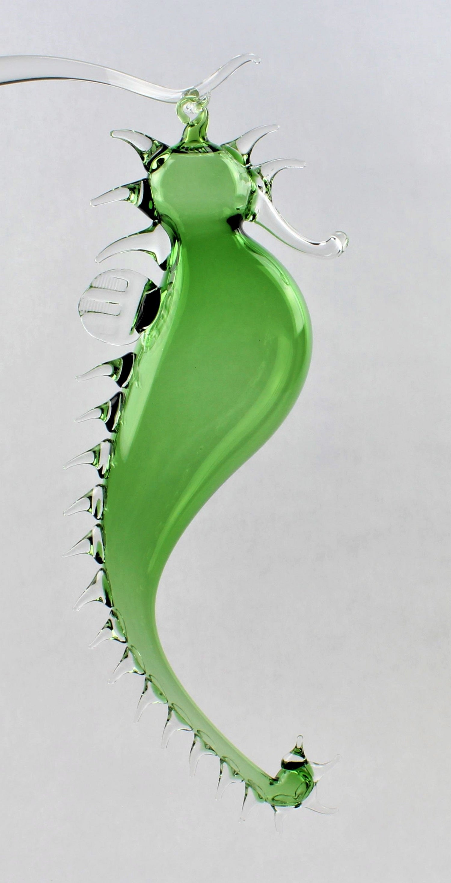 Seepferdchen, Kristall farbig , 20-22 cm , Material Borosilikatglas