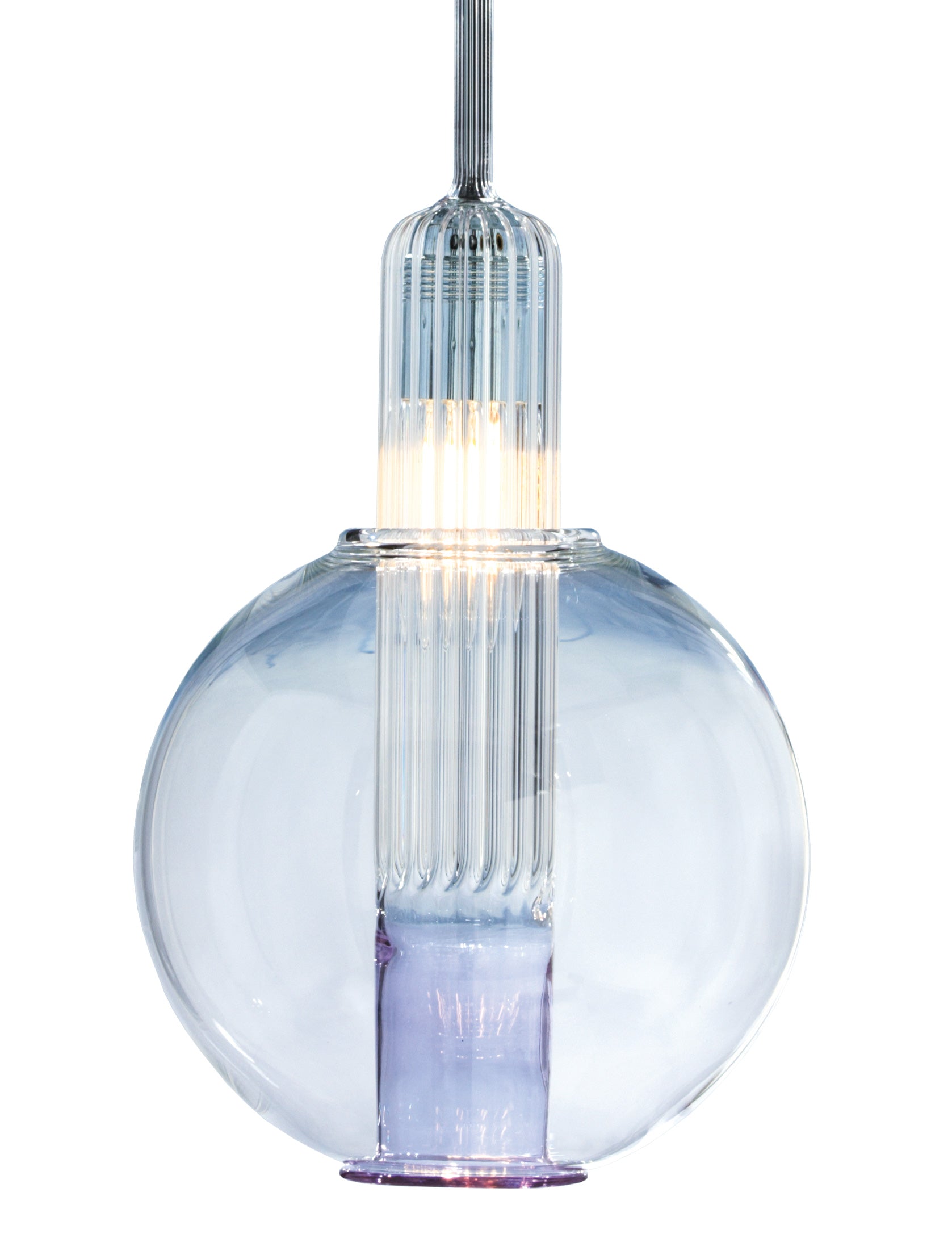 Lampe Ball Flieder/unten